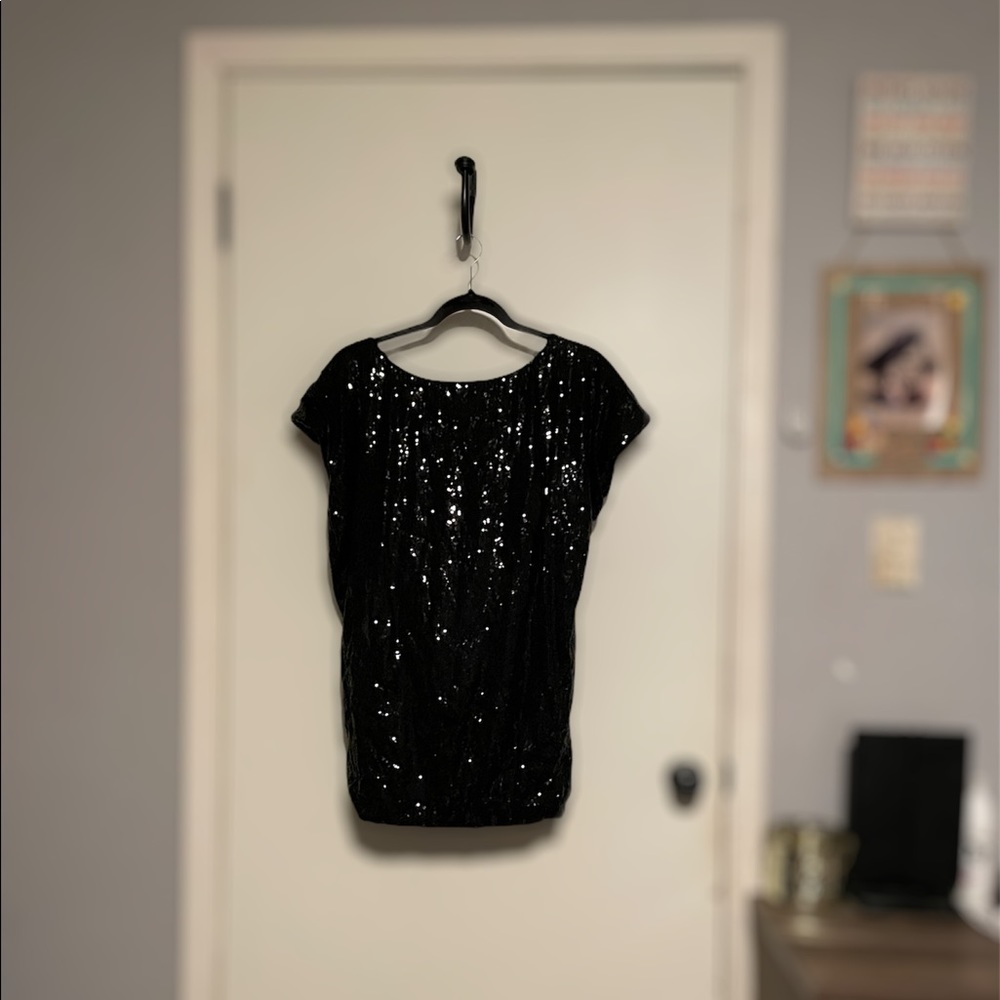 Sequins Black Party Dress